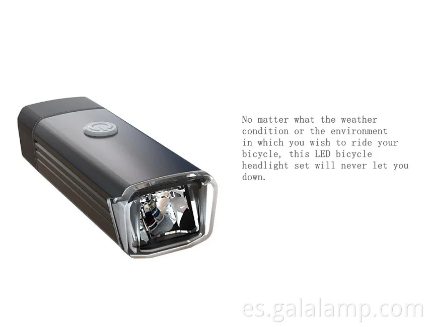 USB Luz trasera de bicicleta recargable con función de linterna versátil